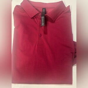 New Lululemon Polo Short Sleeve Size L Magenta Purple 57990